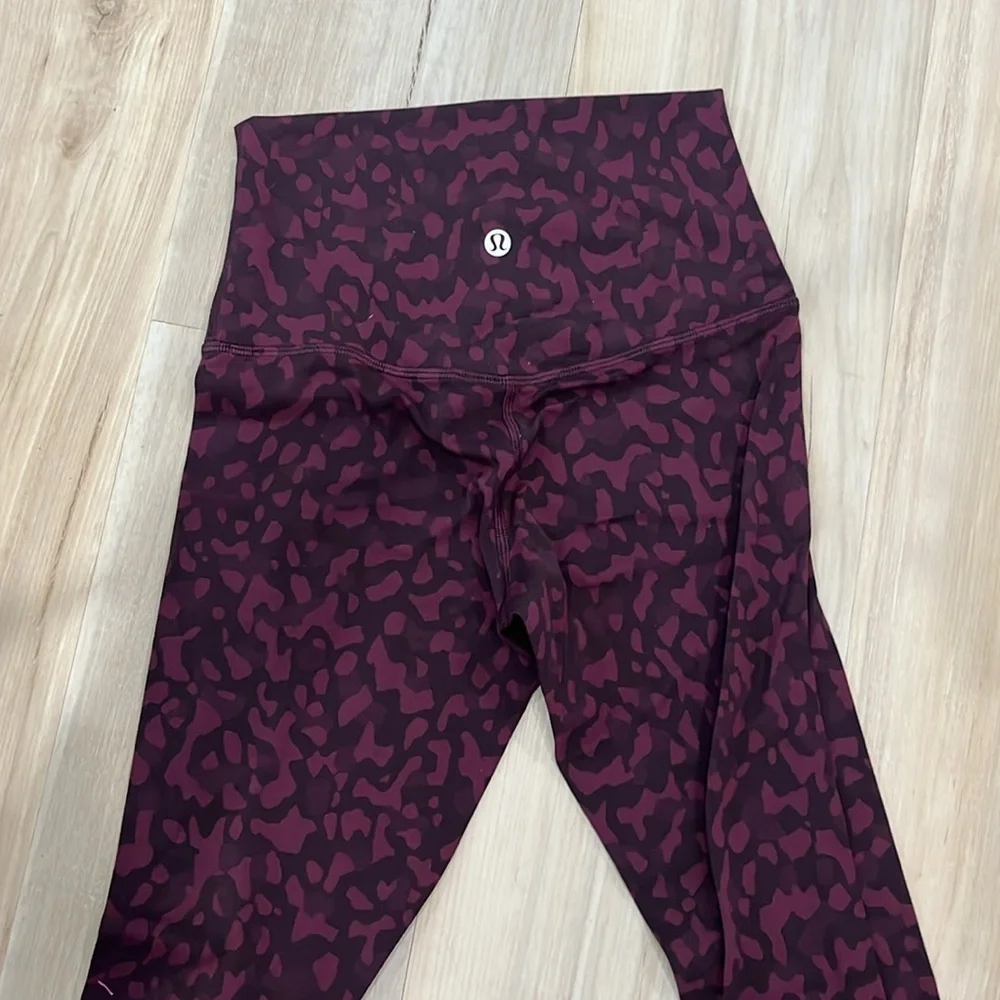Lululemon Align 28" High-Rise Yoga Pants Size 2 Dark Adobe Multi Camo Print - Picture 7 of 8